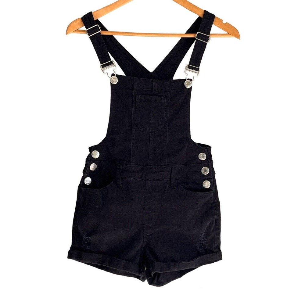 Urban Basics Juniors Girls Womens XS Overall Black Denim Size XS